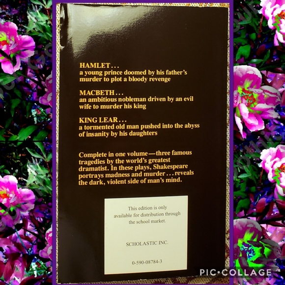 SCHOLASTIC, INC Three Tragedies by William Shakespeare Paperback - Picture 10 of 12